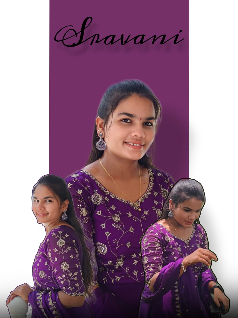 Sravani smiling